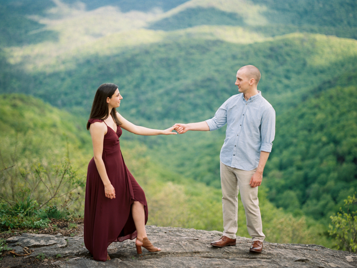 Preacher's Rock Engagement Session