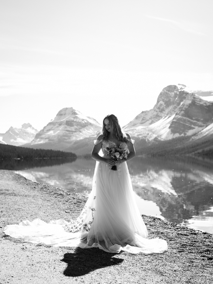 Banff Bridal Portrait